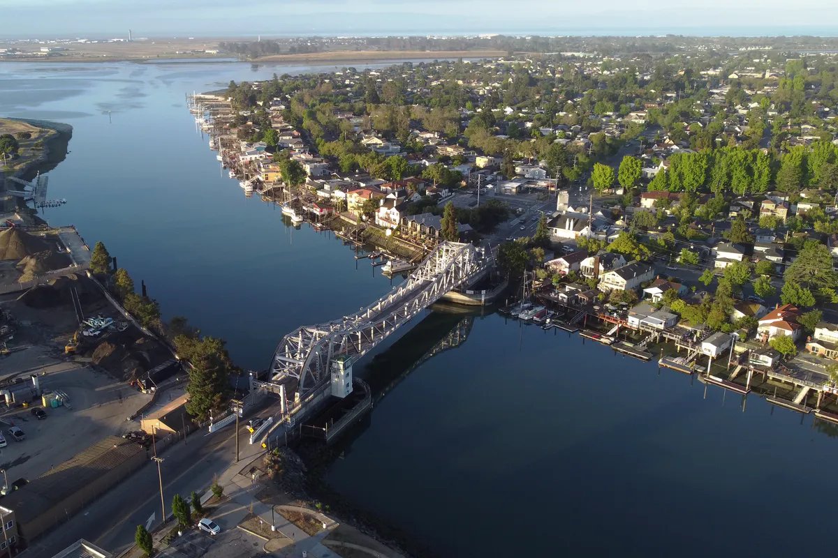 High Street Bridge in Alameda California
