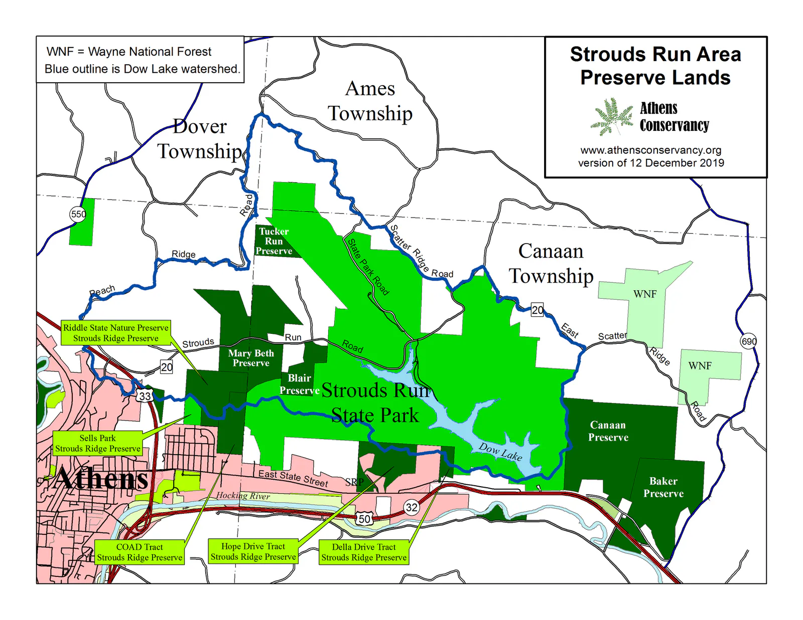 Strouds Run Area Lands-2019-Dec-12 in Athens, Ohio