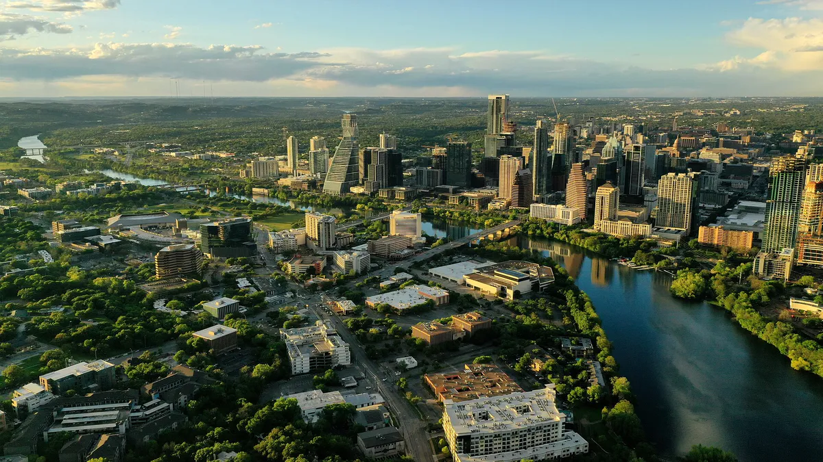 Lady Bird Lake in Austin, TX, Texas