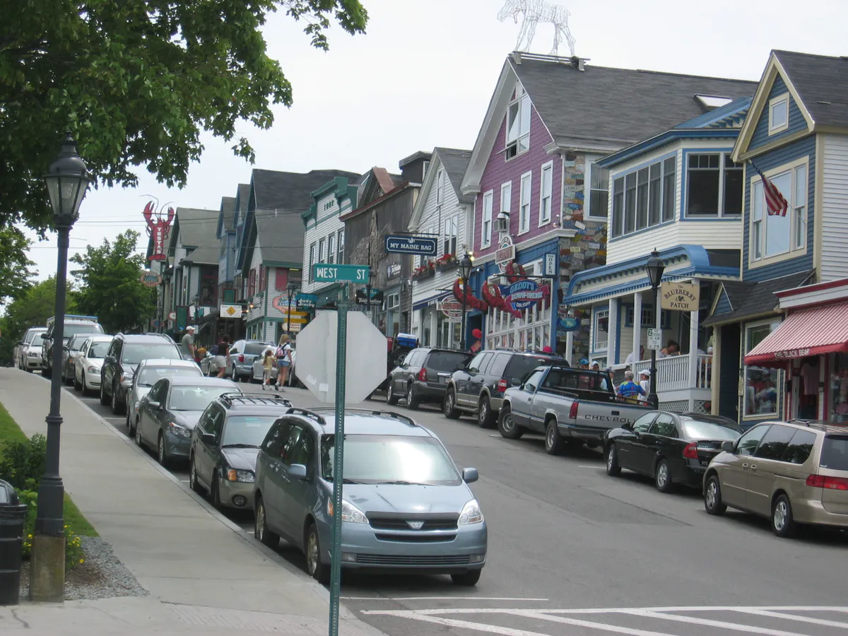 Main Street Bar Harbor, Maine