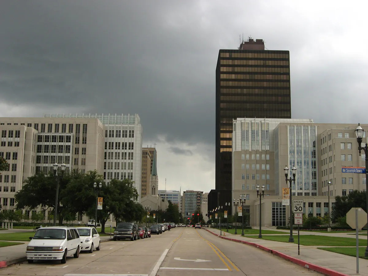Baton Rouge, Louisiana downtown September 2009