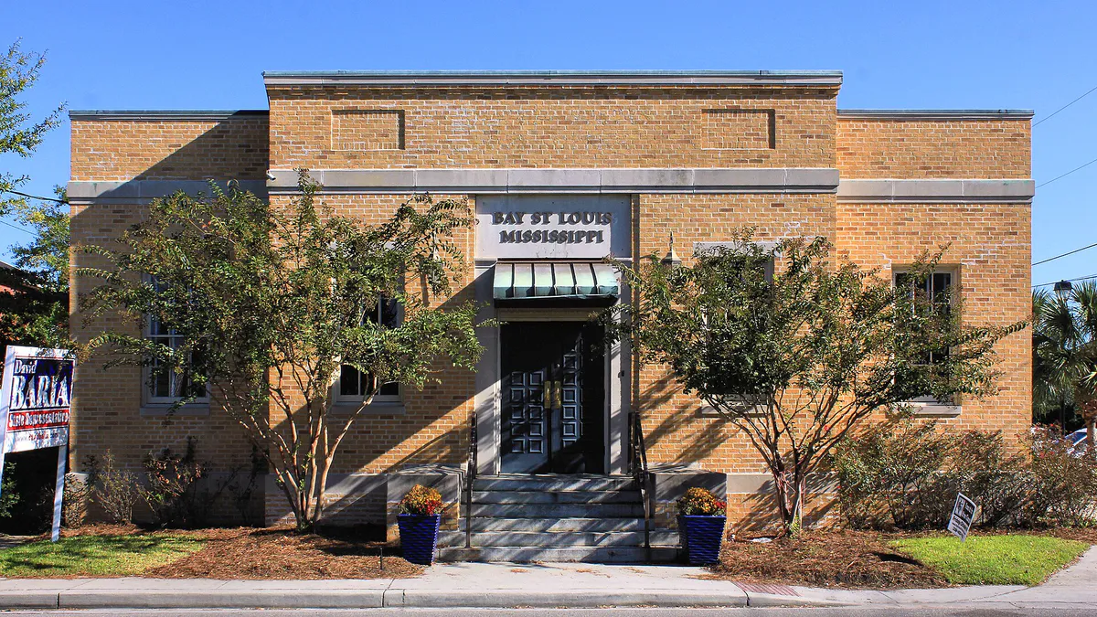 Former Bay St Louis MS Post Office in Bay St. Louis, Mississippi