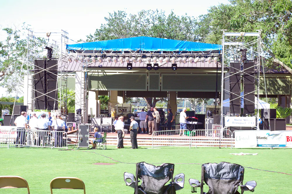 Stock stage photo at Henry C. Chambers Waterfront Park in Beaufort, SC (5041710951), South Carolina