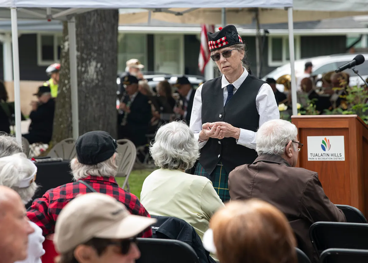 Oregon National Guard Soldiers and Airmen took part in Memorial Day event at Veterans Memorial Park, Beaverton, Oregon on 27 May 2024 - 4