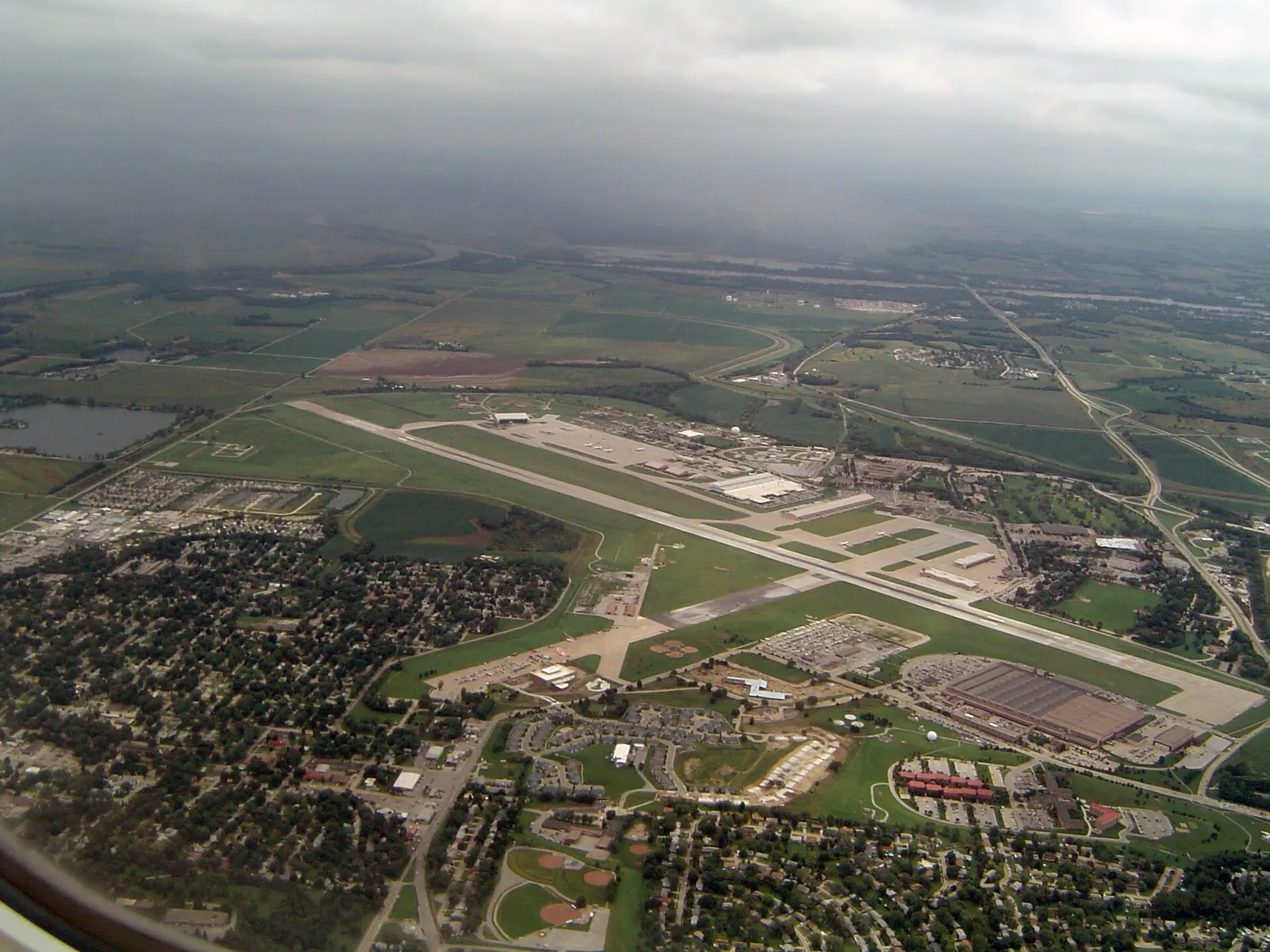 Offutt AFB at 1000 ft in Bellevue, Nebraska