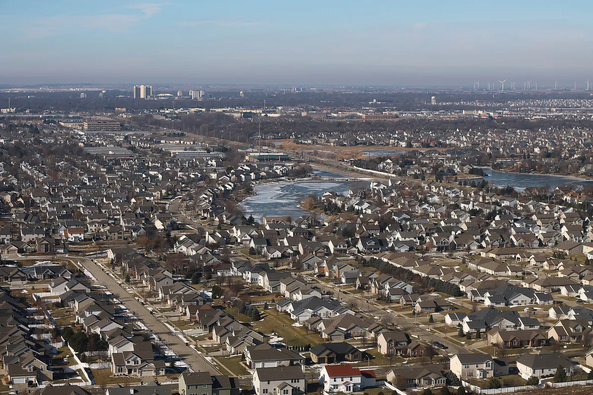 Bloomington Illinois Aerial (30143726088)