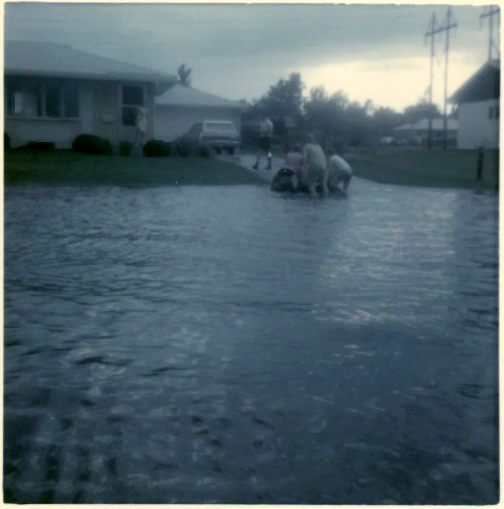 8316 Columbus Avenue, Bloomington, MN, Spring Flooding, abt.1970, Minnesota