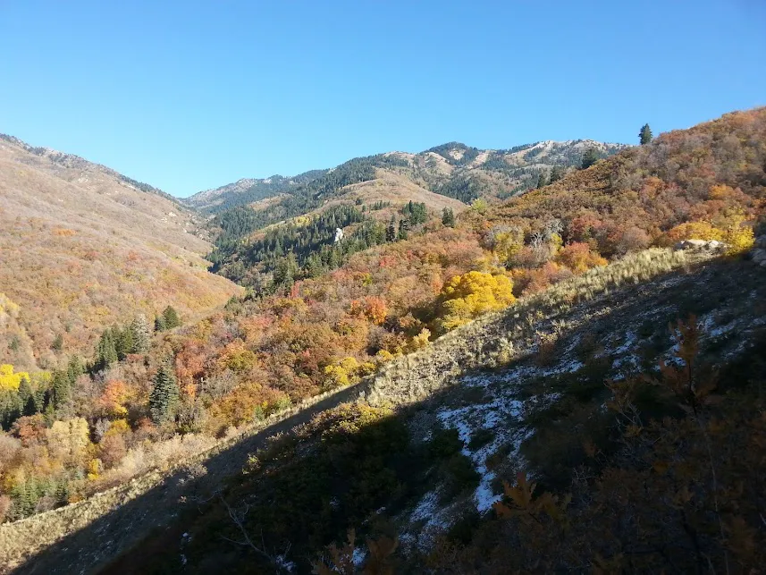 Mueller Park Trail in Bountiful,Utah