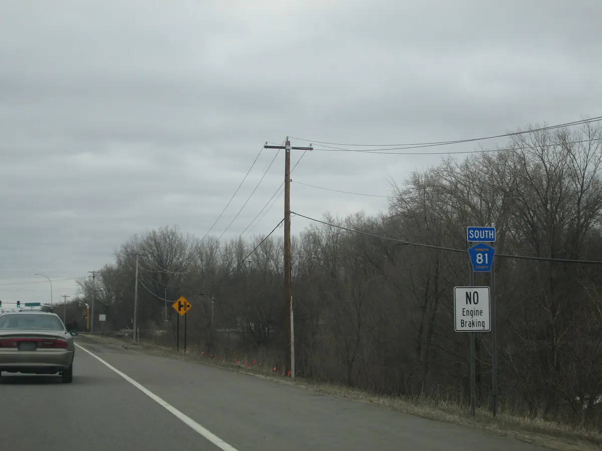 Hennepin County Road 81 in Brooklyn Park, Minnesota