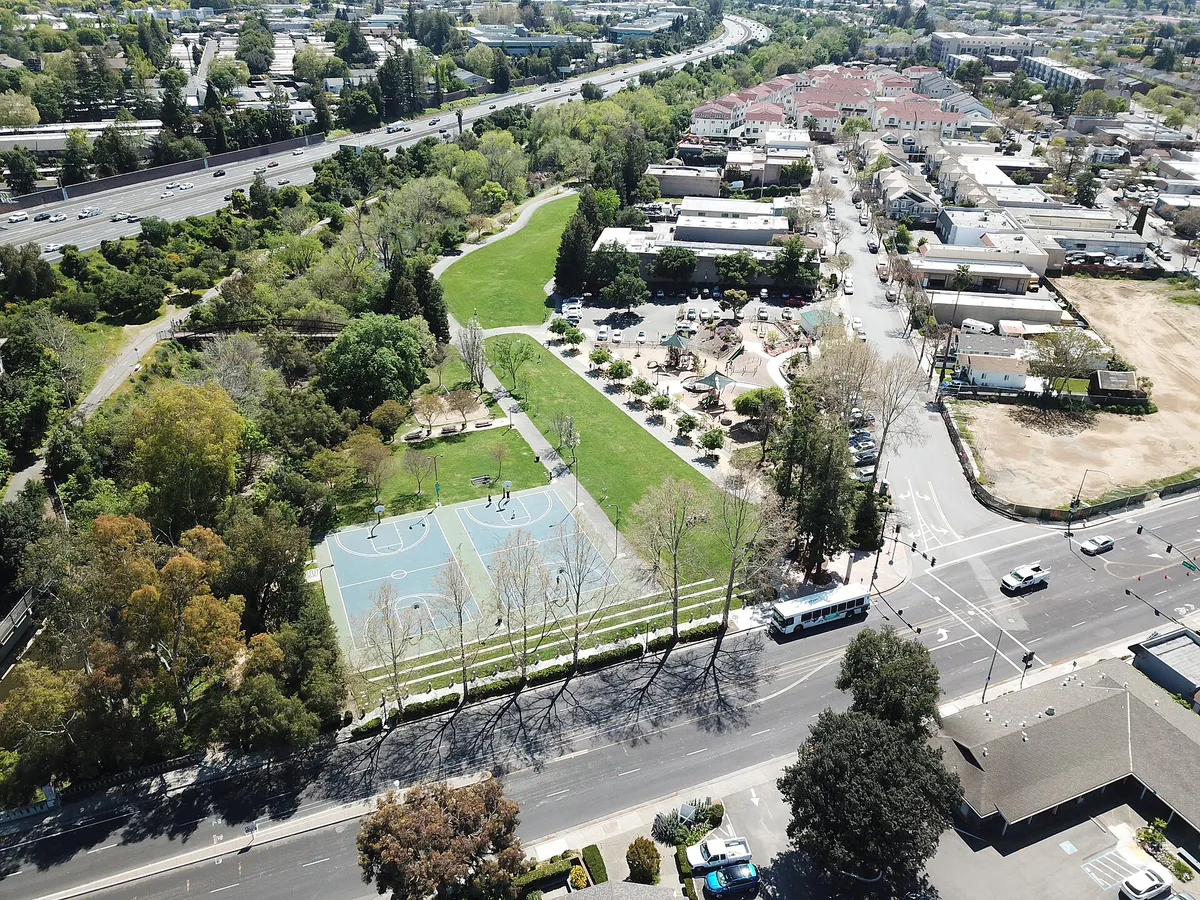 Campbell Park from the air looking South, California
