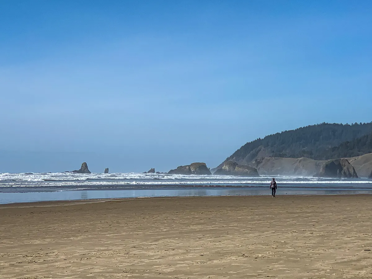 Cannon Beach, Oregon (looking northwest)
