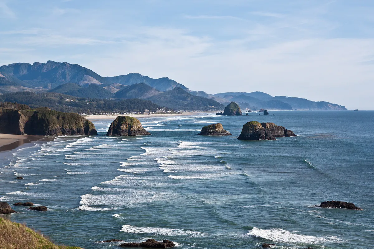 Oregon coastline near Cannon Beach