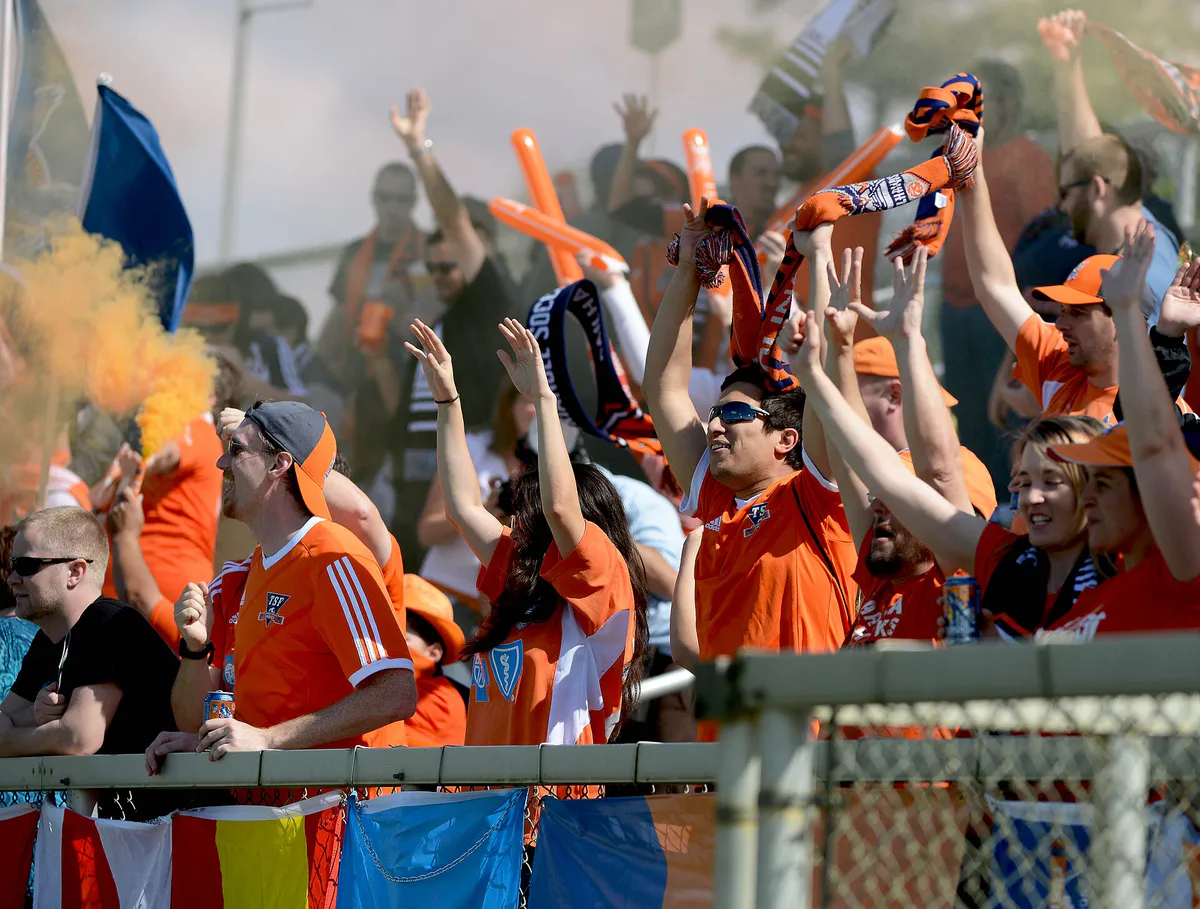 Carolina RailHawks Fans in Cary, North Carolina