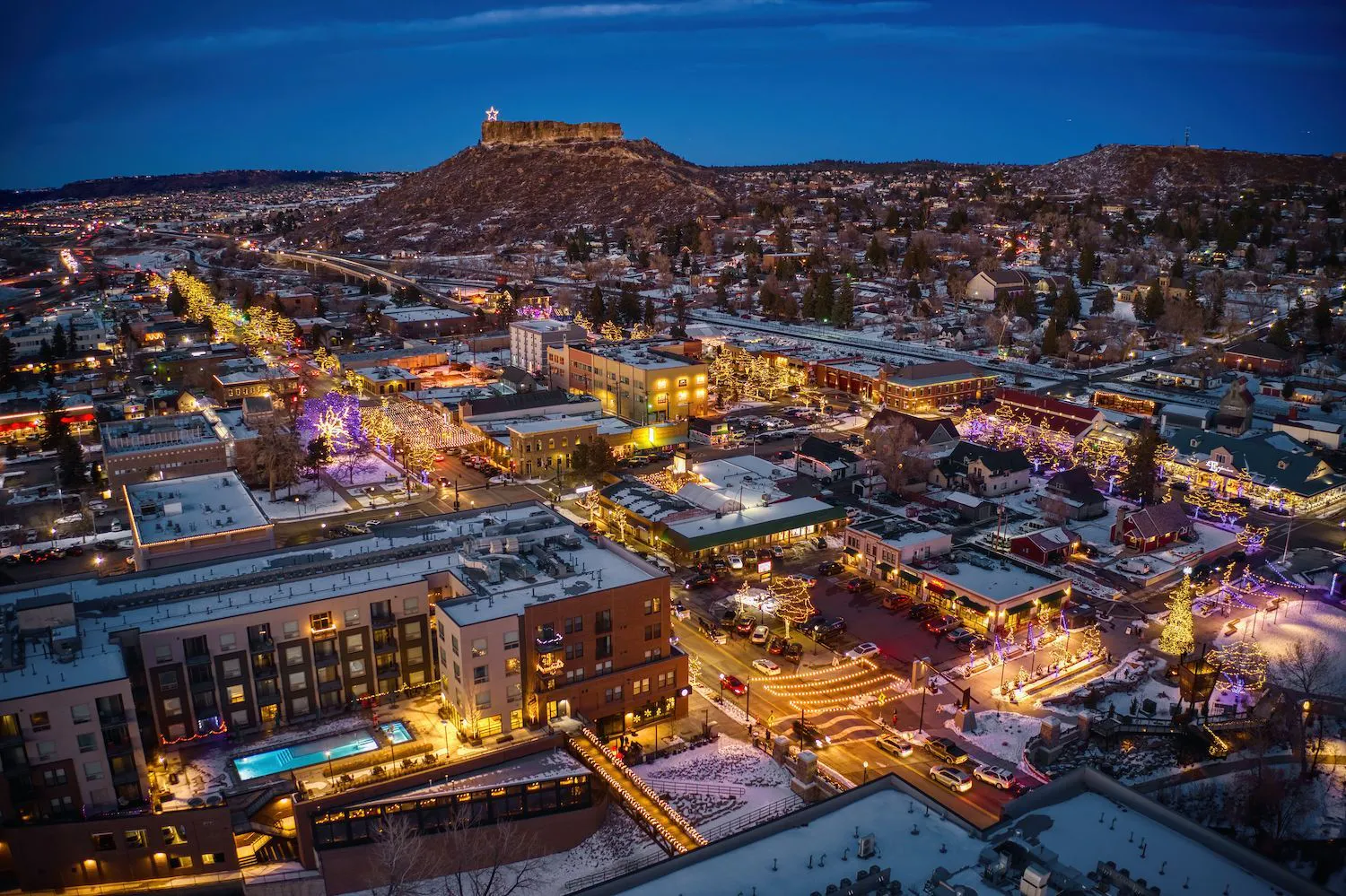 Overlooking Downtown Castle Rock, Colorado