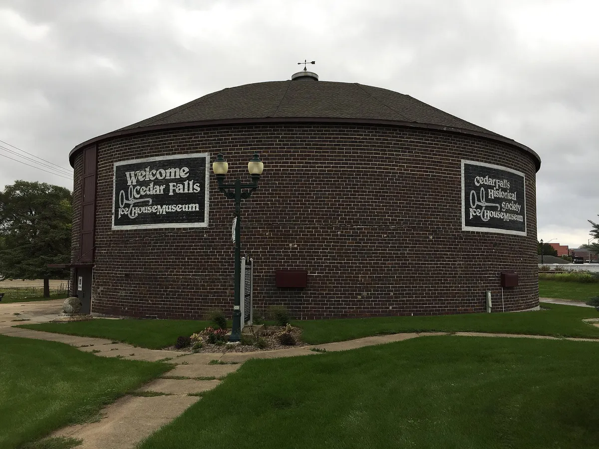 Ice house in Cedar Falls, Iowa