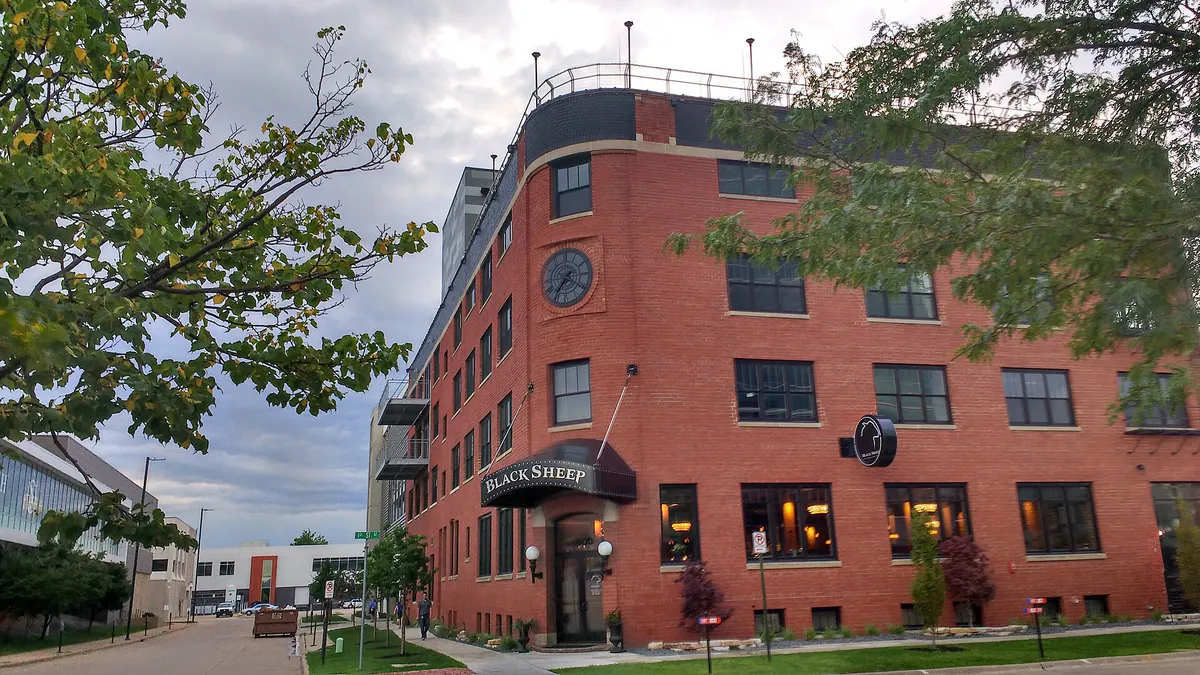 Black sheep restaurant in Cedar Rapids, Iowa