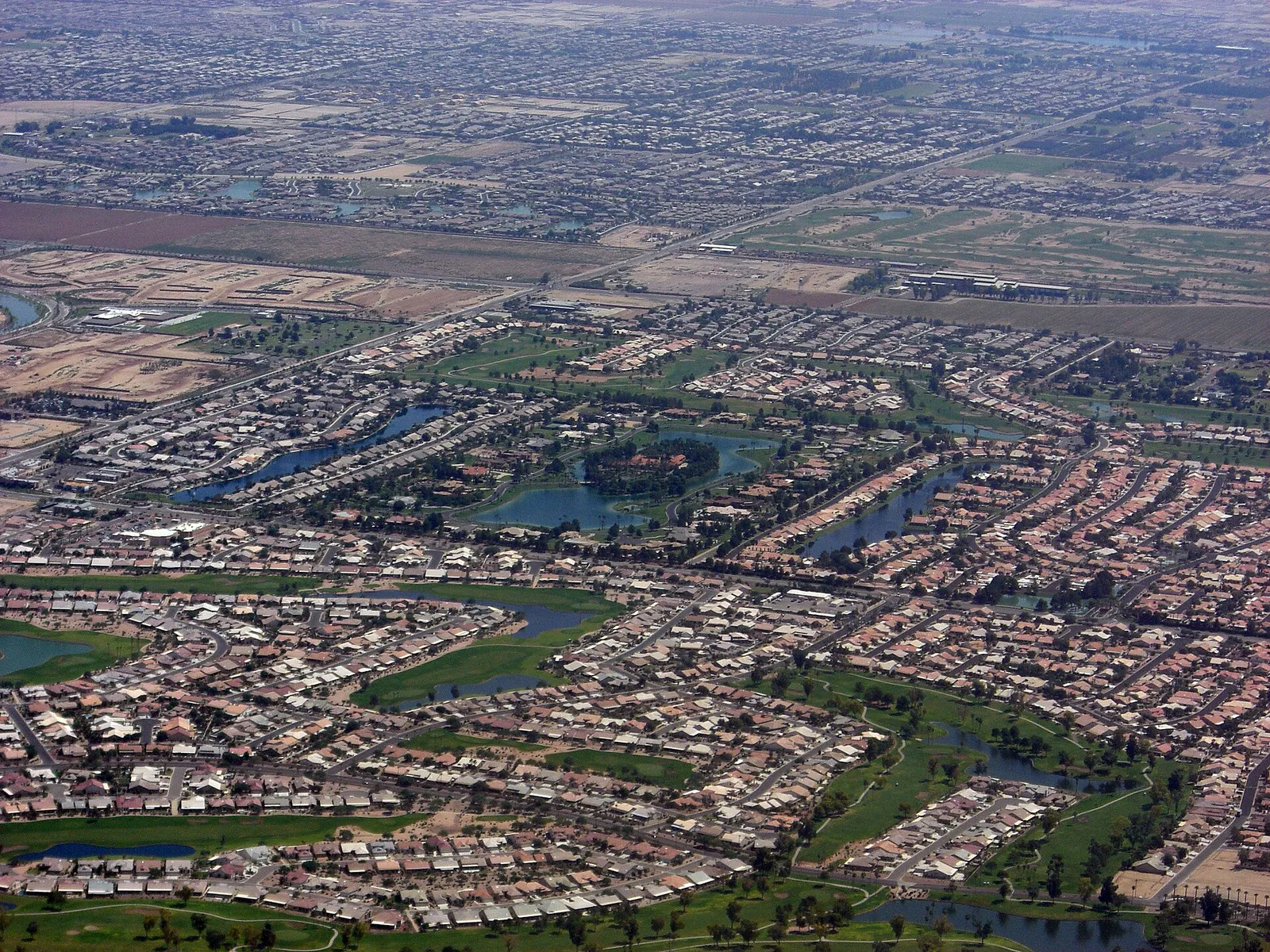Chandler Arizona aerial