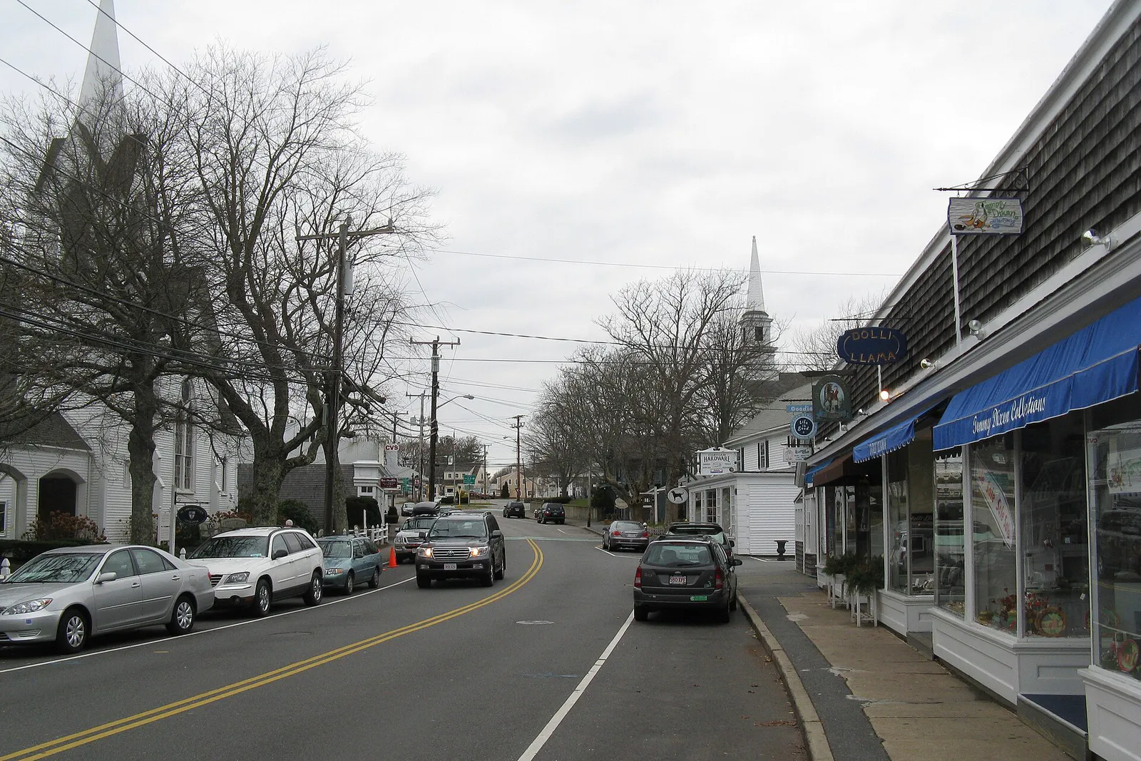 Main St looking west, Chatham MA, Massachusetts