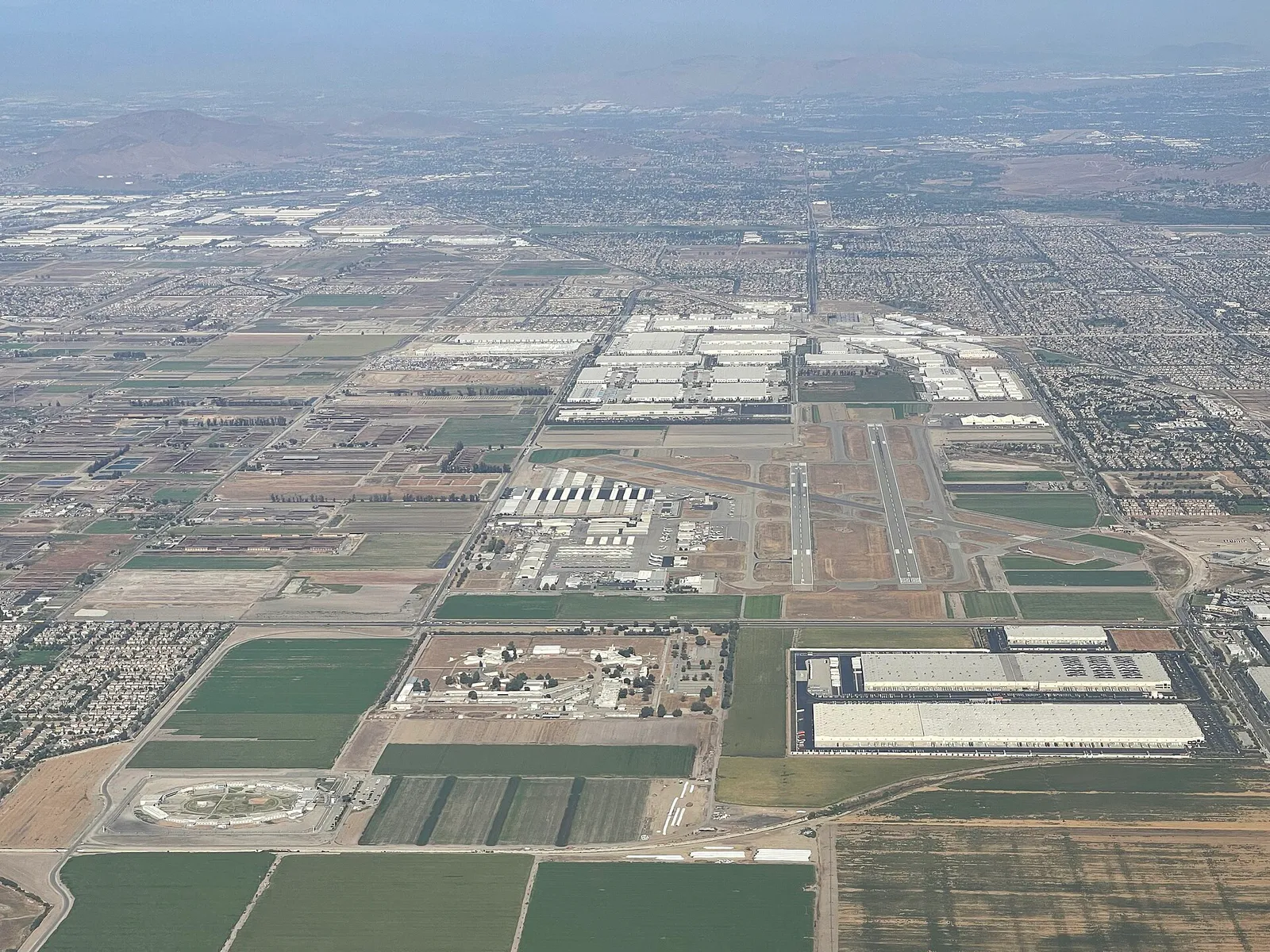Chino Airport Aerial View, California