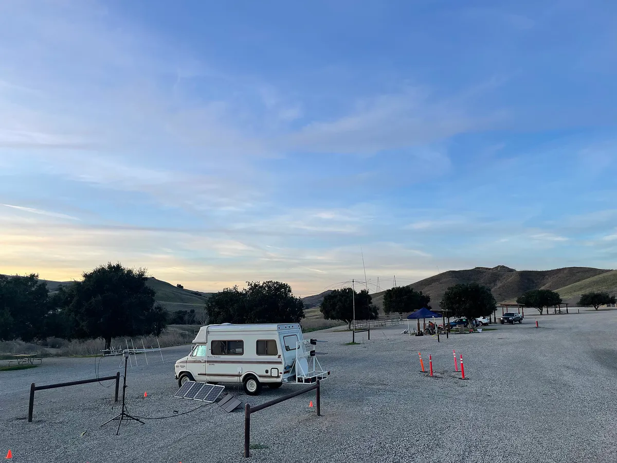Amateur Radio Field day at Chino Hills State Park, California