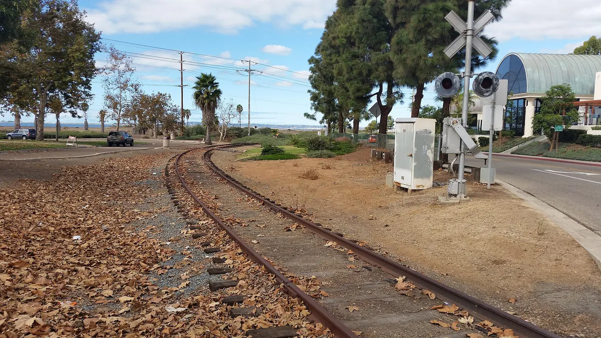 Rail at Bay Boulevard Park in Chula Vista, California