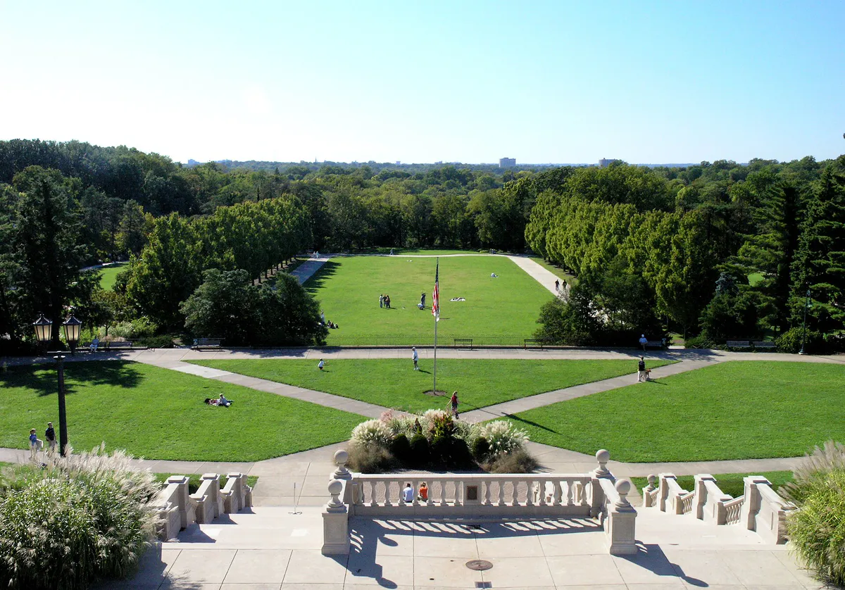 Ault Pavilion view in Cincinnati, Ohio