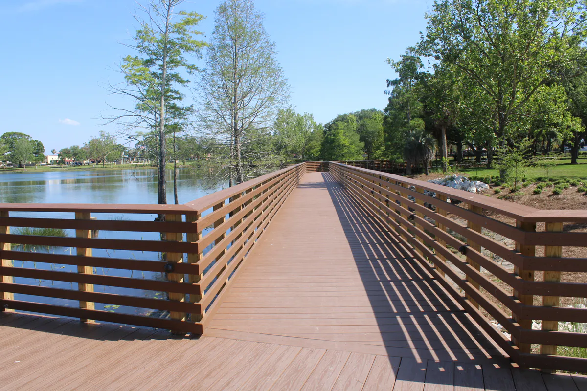 Boardwalk Crest Lake Park Clearwater, Florida April 9, 2021