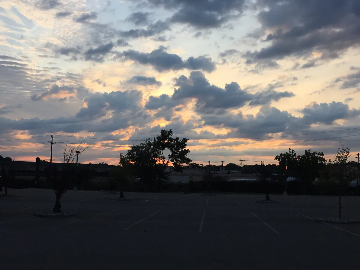 Clouds in Clifton, New Jersey
