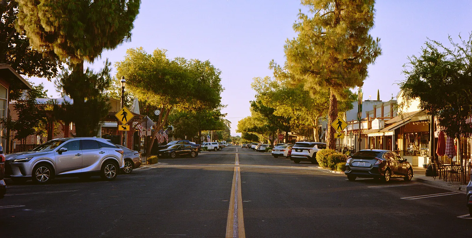 Old Town Clovis, California, Pollasky Ave, 2026