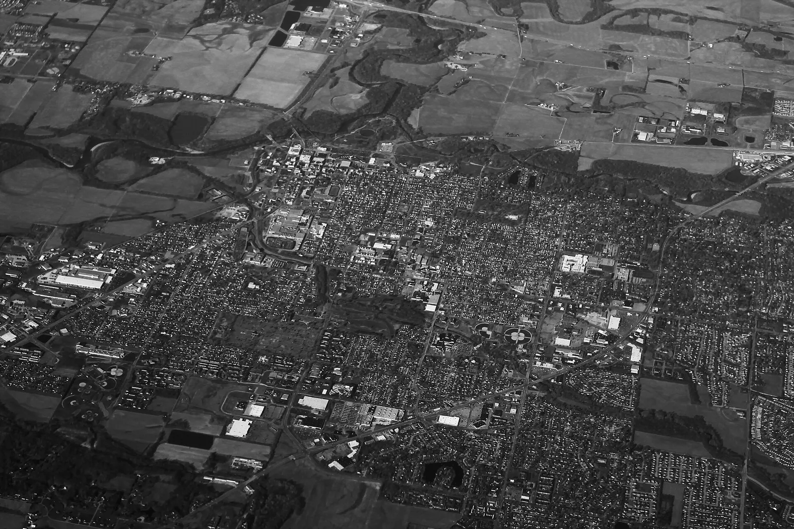 Columbus, Indiana - Aerial