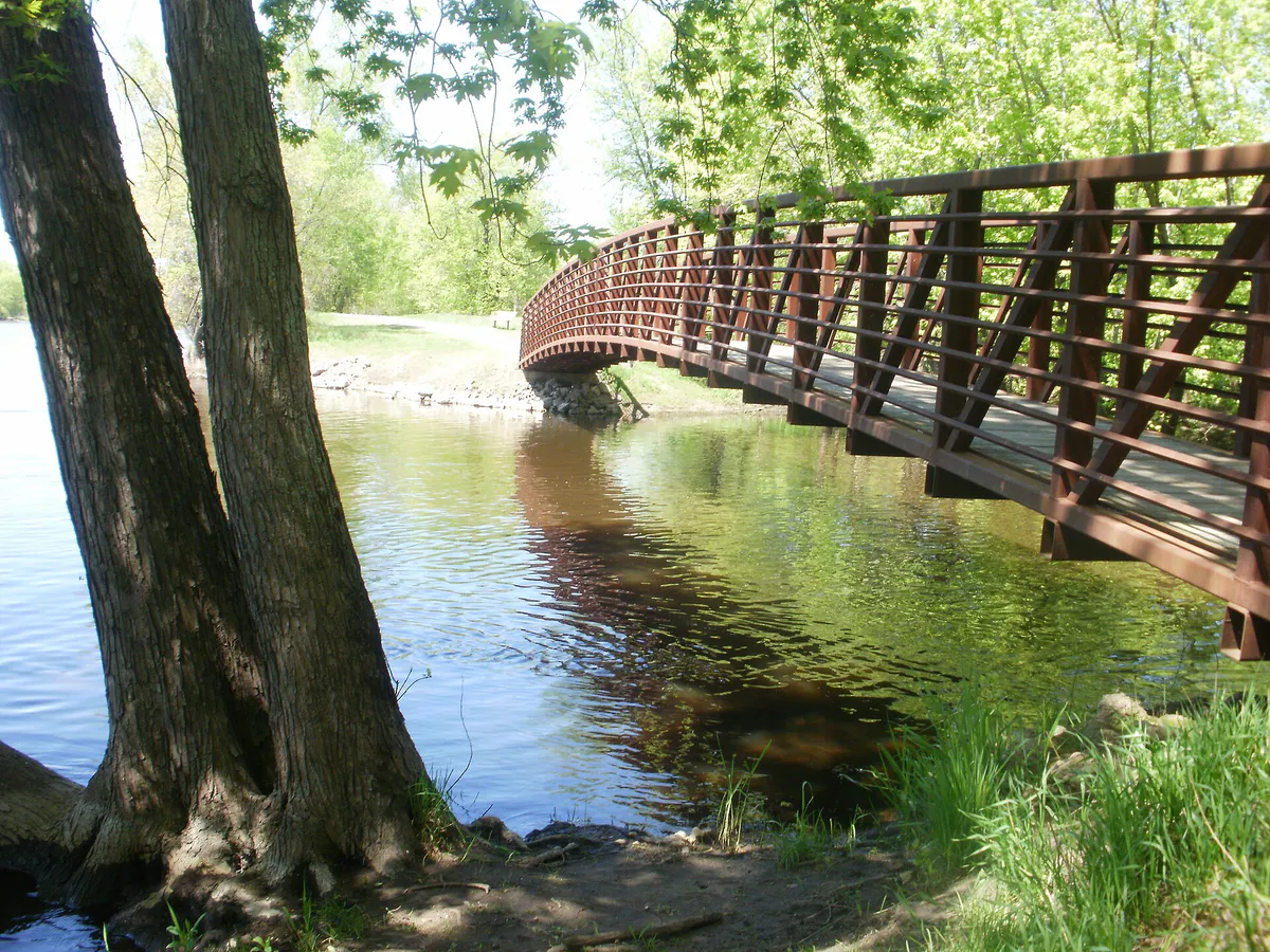 Coon Creek bridge in Coon Rapids, Minnesota
