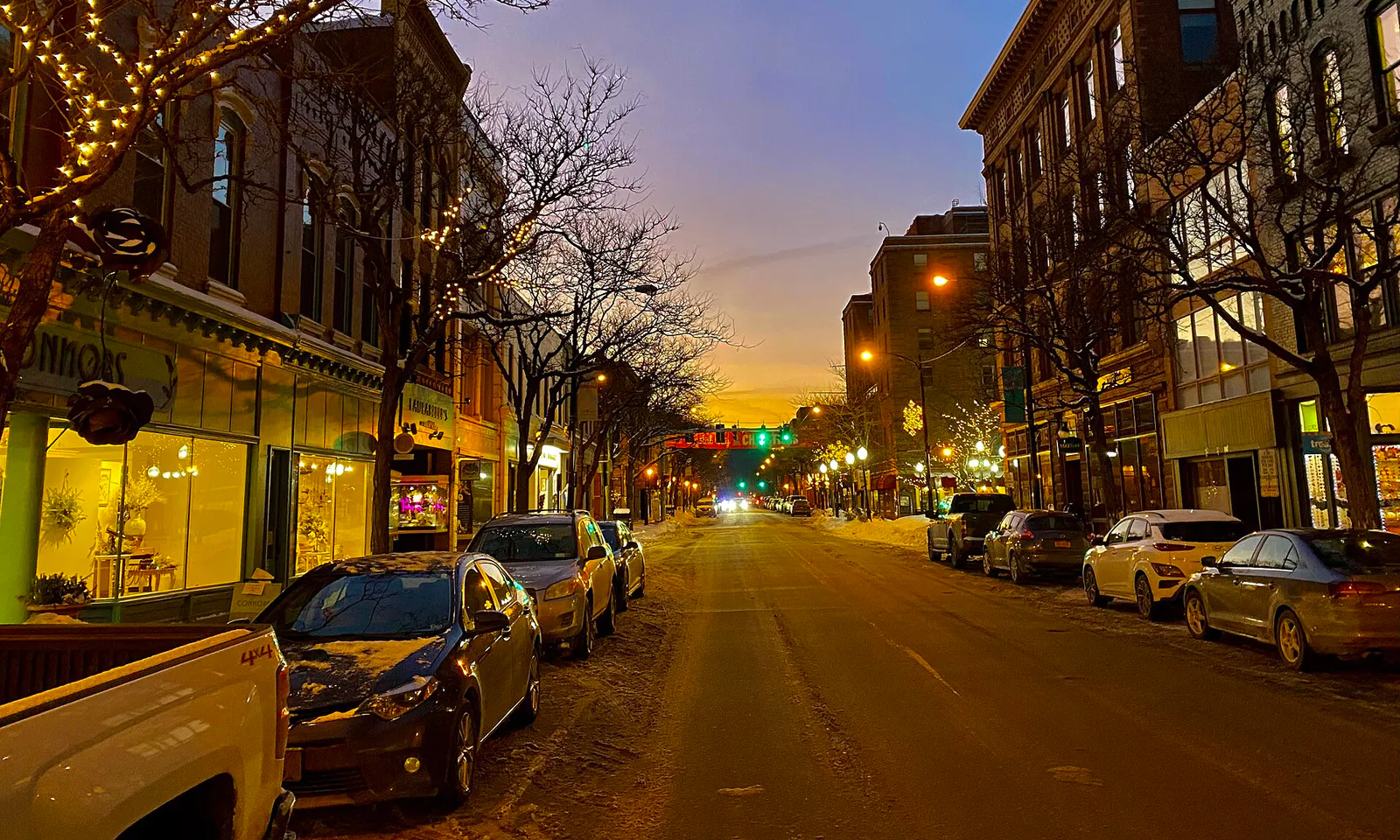 Historic Market Street, Corning, New York - 20220205