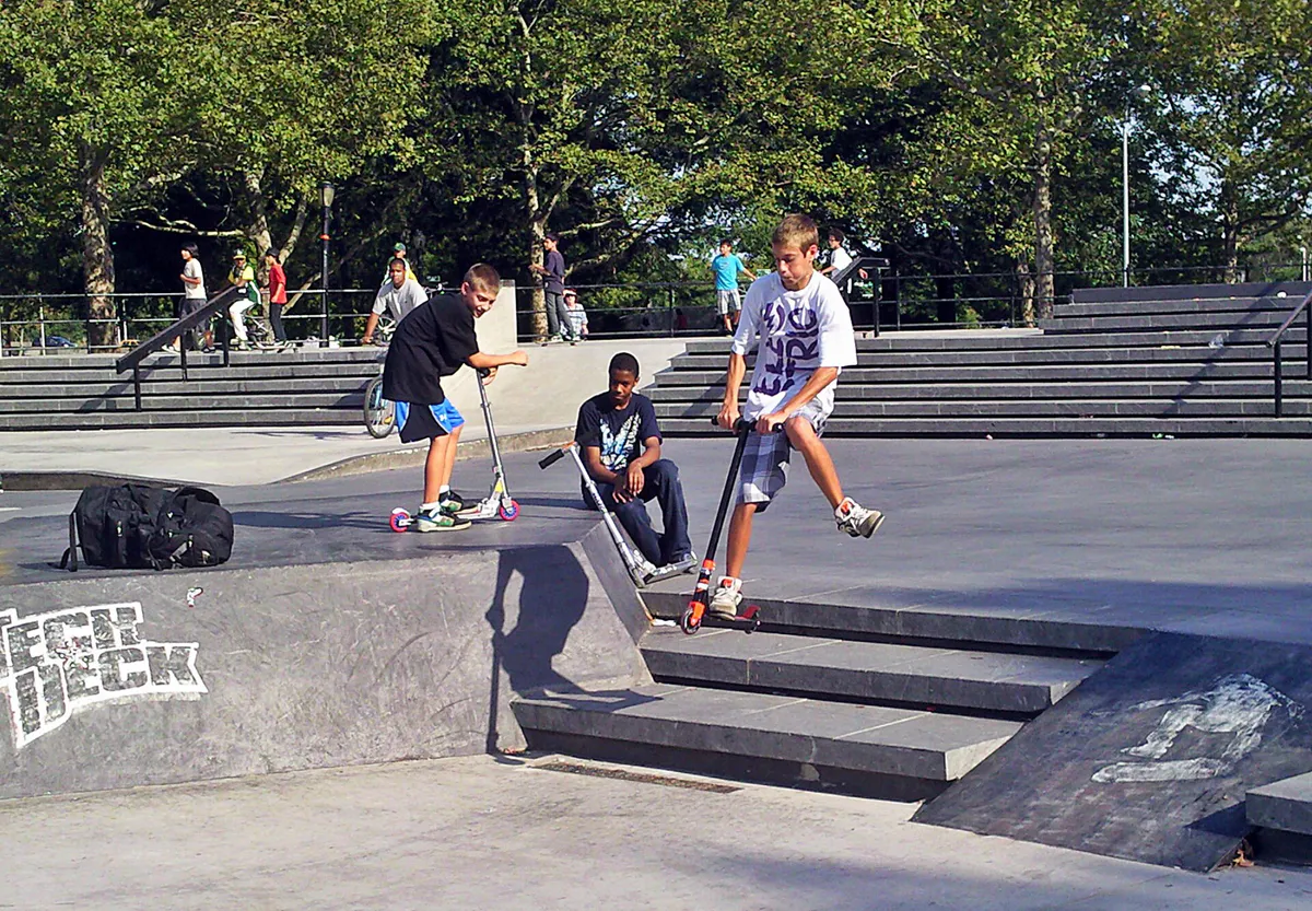 Flushing Meadows-Corona Park skate park, California
