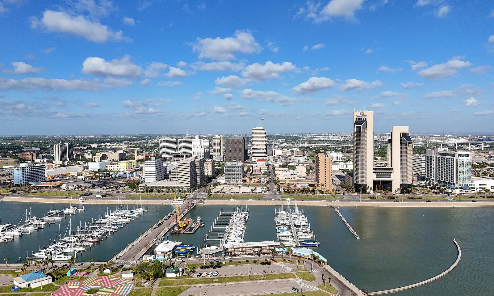 Corpus Christi skyline, Texas