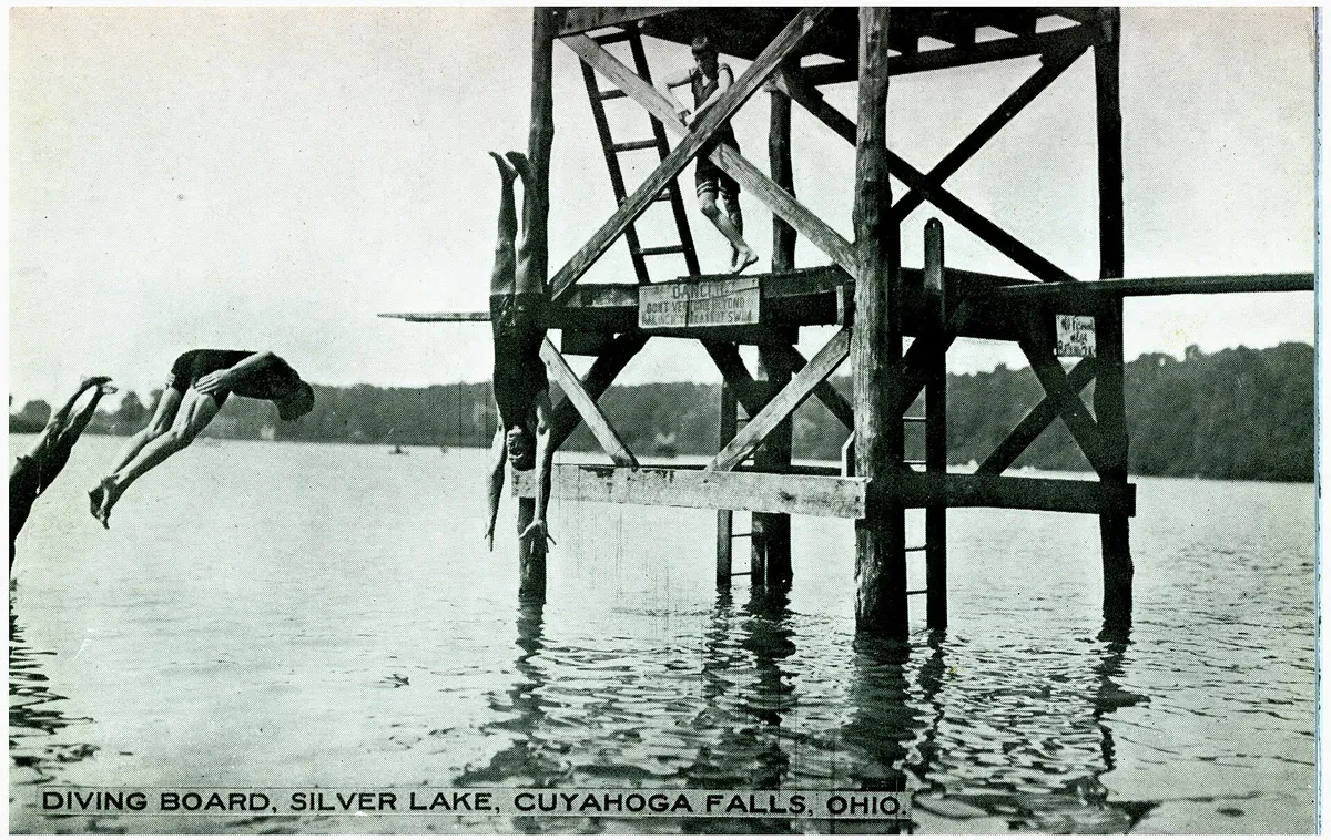 Diving Board, Silver Lake, Cuyahoga Falls, Ohio - DPLA - d474a52038b3843c46eda5e04636ab82 (page 1)
