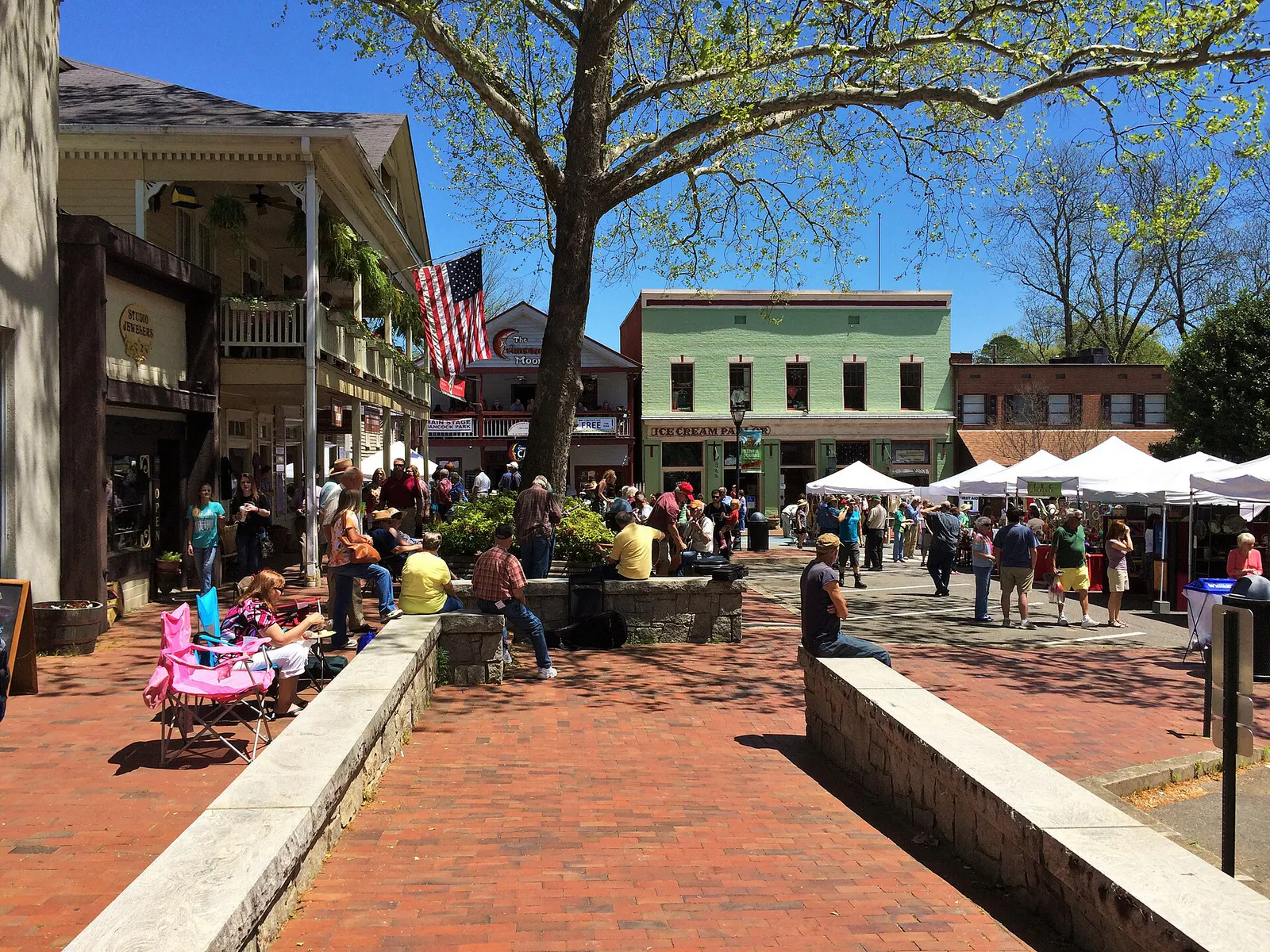 Public Square North, Dahlonega, GA, Georgia