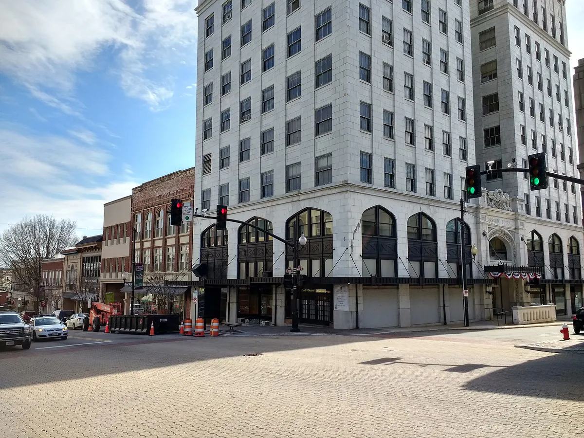 Masonic Temple and other buildings in the Downtown Danville Historic District, Virginia