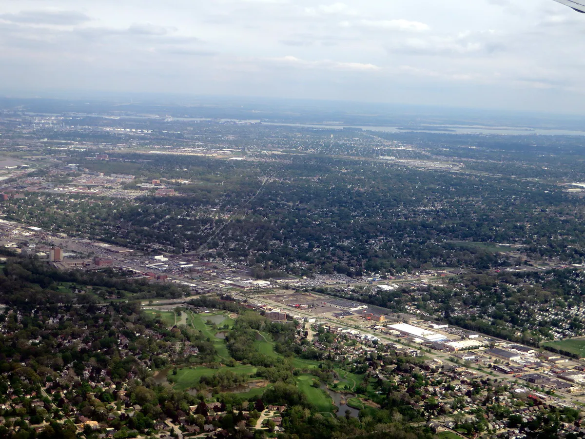 Dearborn, Michigan Looking Towards Detroit River (14201305362)