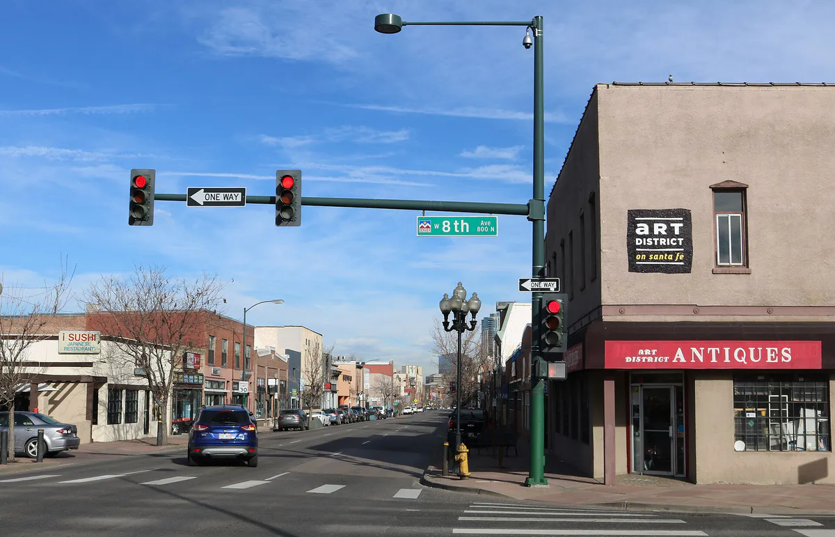 Denver's Art District on Santa Fe, Colorado