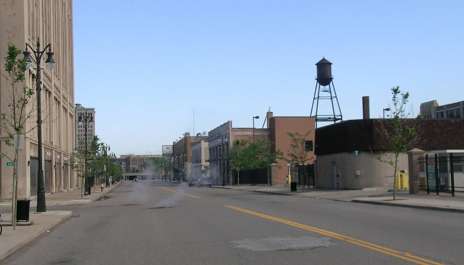 New Amsterdam streetscape - Detroit Michigan