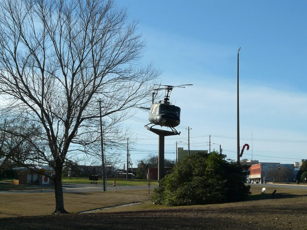 Chopper at Veterans Park, Dothan, Alabama