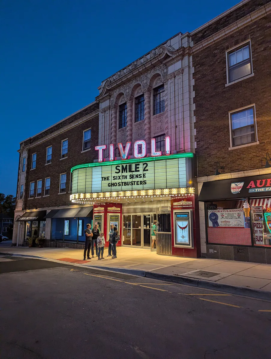 Tivoli Theatre, Downers Grove Main Street, Illinois