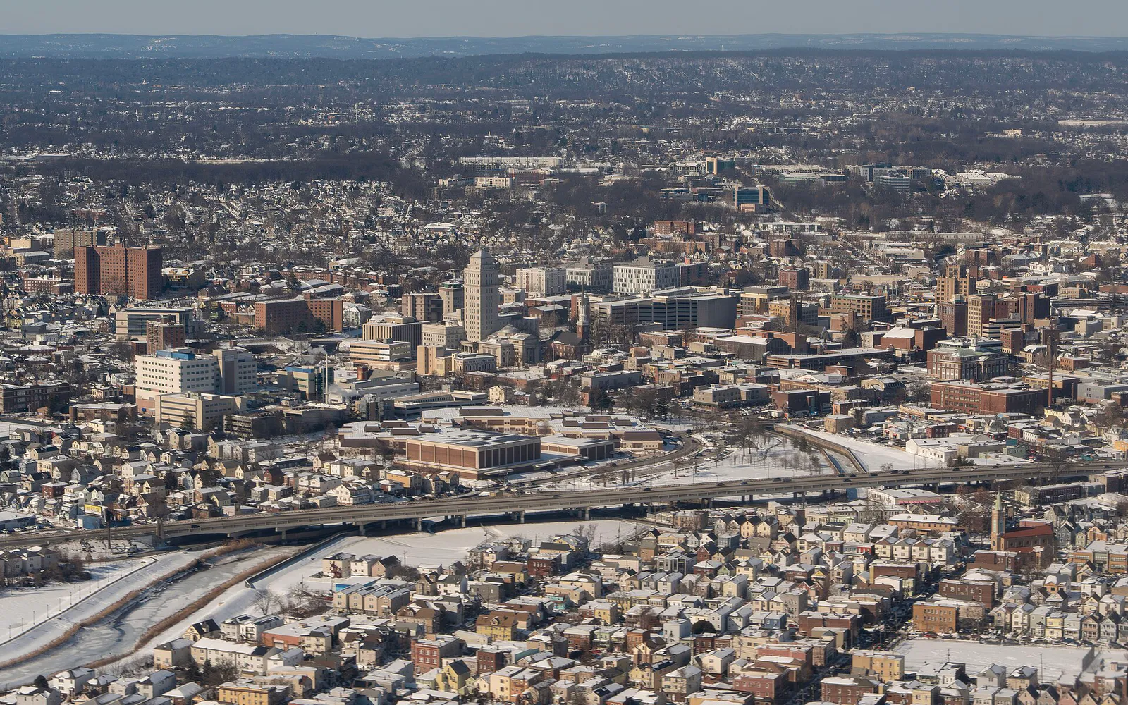 Skyline of Elizabeth, New Jersey