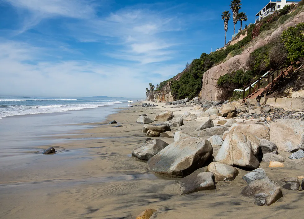 Leucadia state beach beacons 2 in Encinitas, California