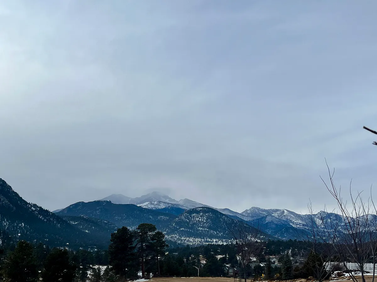Rocky Mountain Range at Estes Park, Colorado
