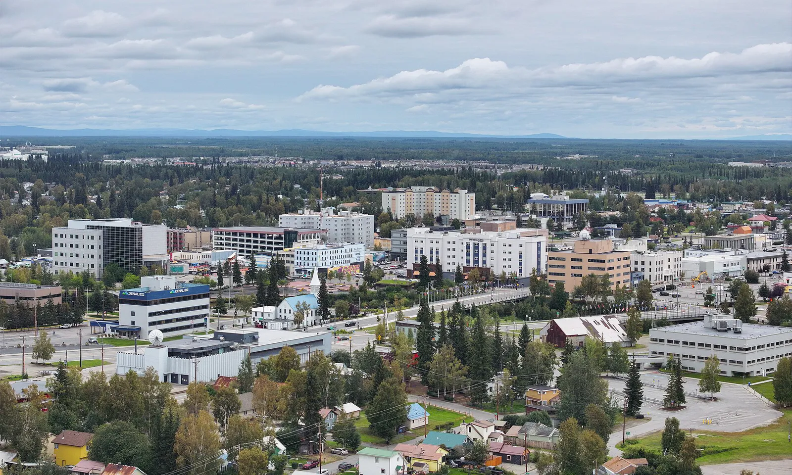 Fairbanks, Alaska skyline