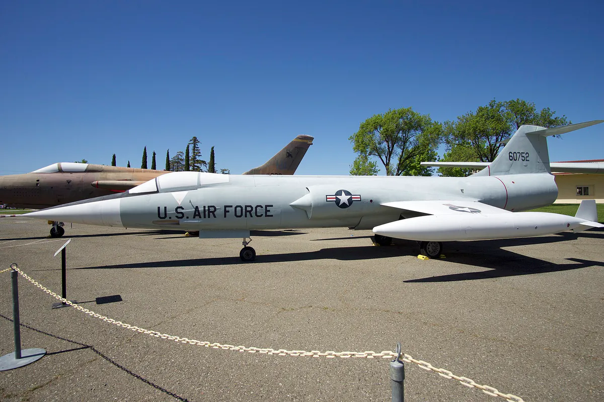 F 104 Starfighter; Travis AFB Heritage Museum (26338194545) in Fairfield, California
