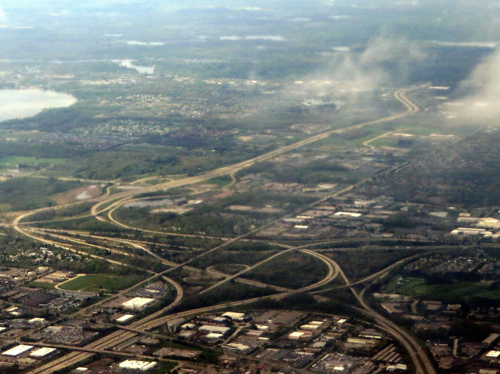 Junction of Michigan Route 5, Interstate 96, and Interstate 696, Farmington Hills, Michigan (14017115678)