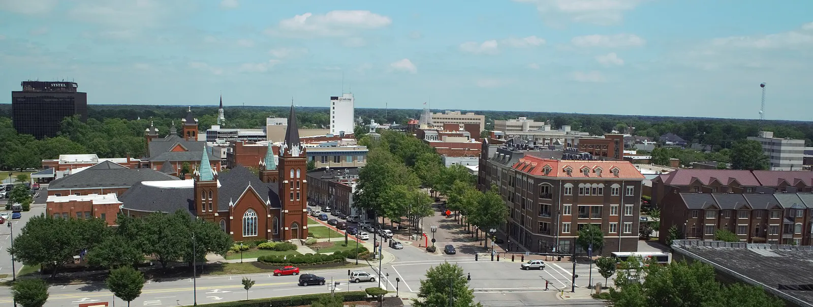 Fayetteville, NC Downtown Skyline, North Carolina