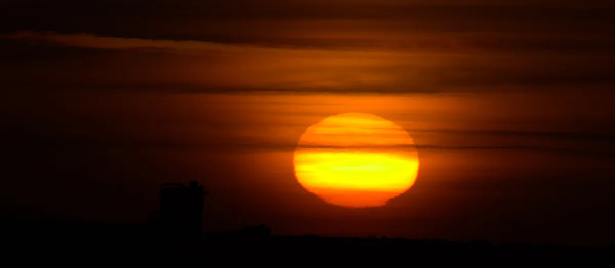 Sunrise in Fayetteville, North Carolina
